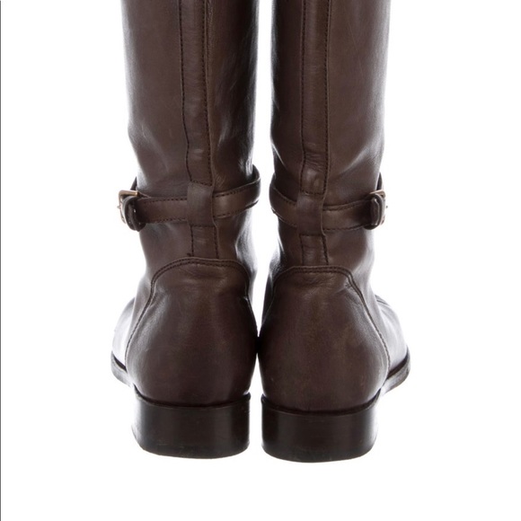 Yves Saint Laurent Brown Saddle boots size 9.5M. - Picture 3 of 6